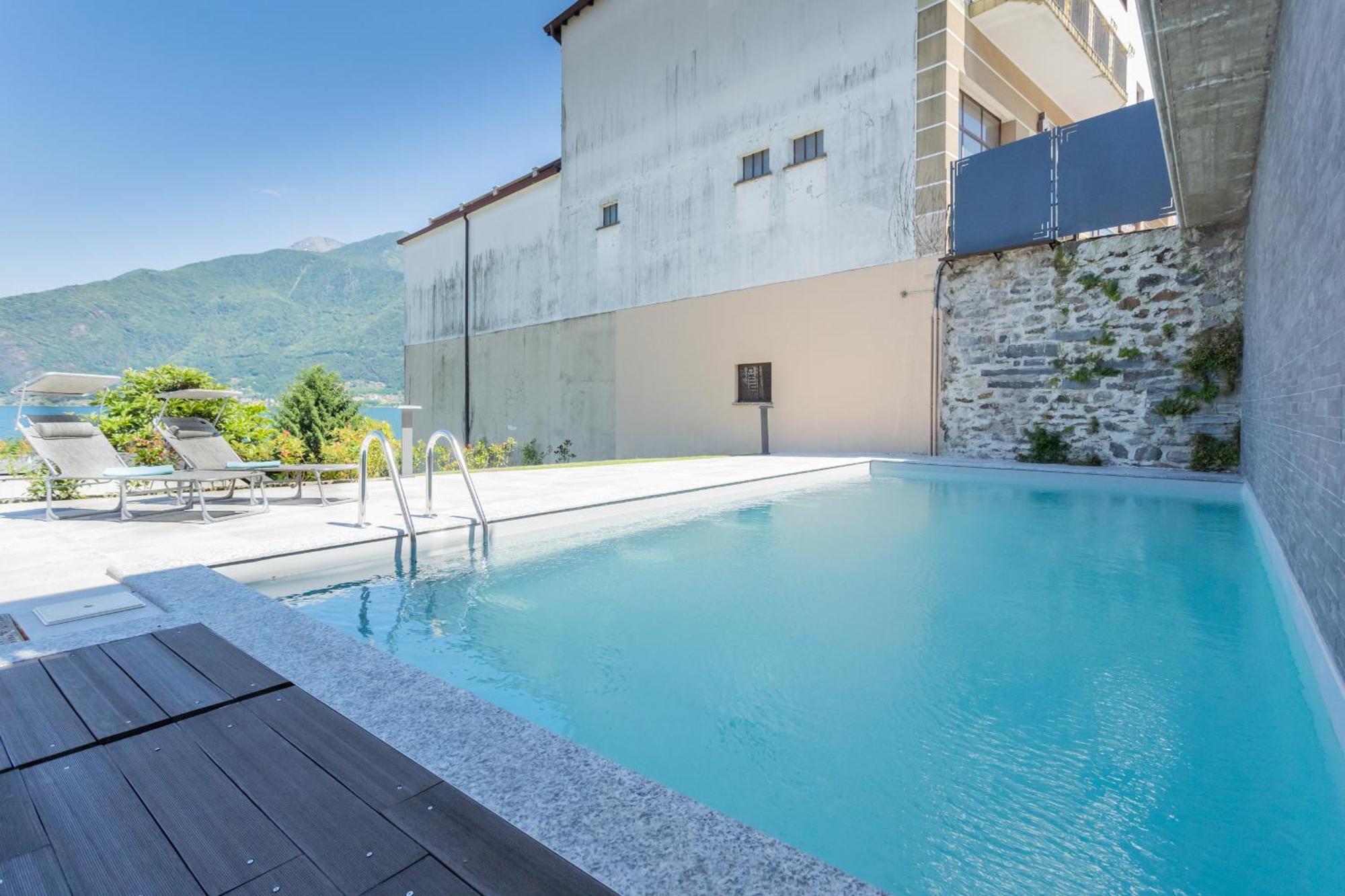 Misultin House & Swimming Pool, Luxury In Lake Como By Rent All Como Pianello Del Lario エクステリア 写真